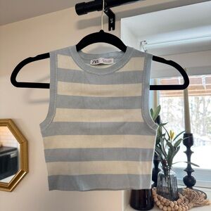 Zara Striped Muscle Tank
